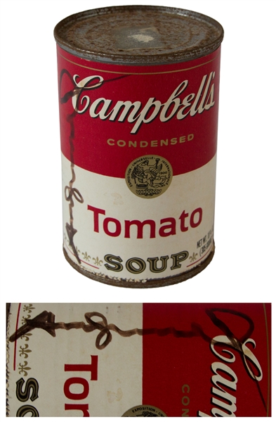 Andy Warhol Signed Iconic Campbell's Soup Label